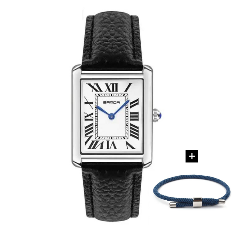 Relógio Refinelo Tank + Pulseira Marini grátis