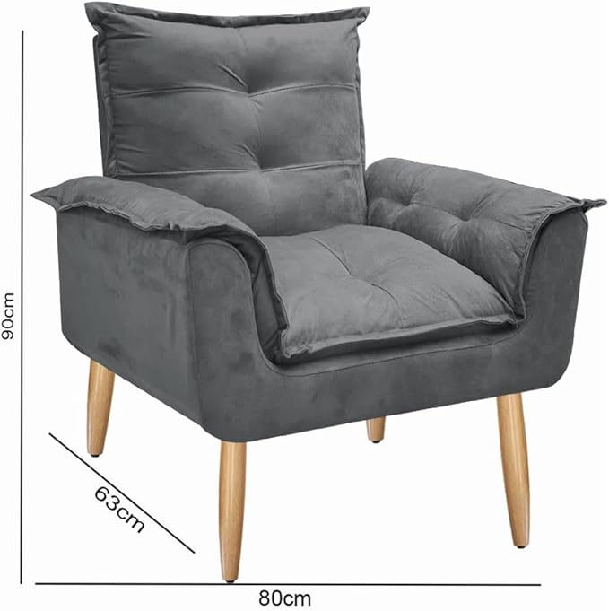 Kit Ágatha - Poltronas + Puff | Elegância para a sua Casa