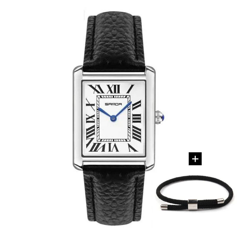 Relógio Refinelo Tank + Pulseira Marini grátis