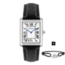 Relógio Refinelo Tank + Pulseira Marini grátis