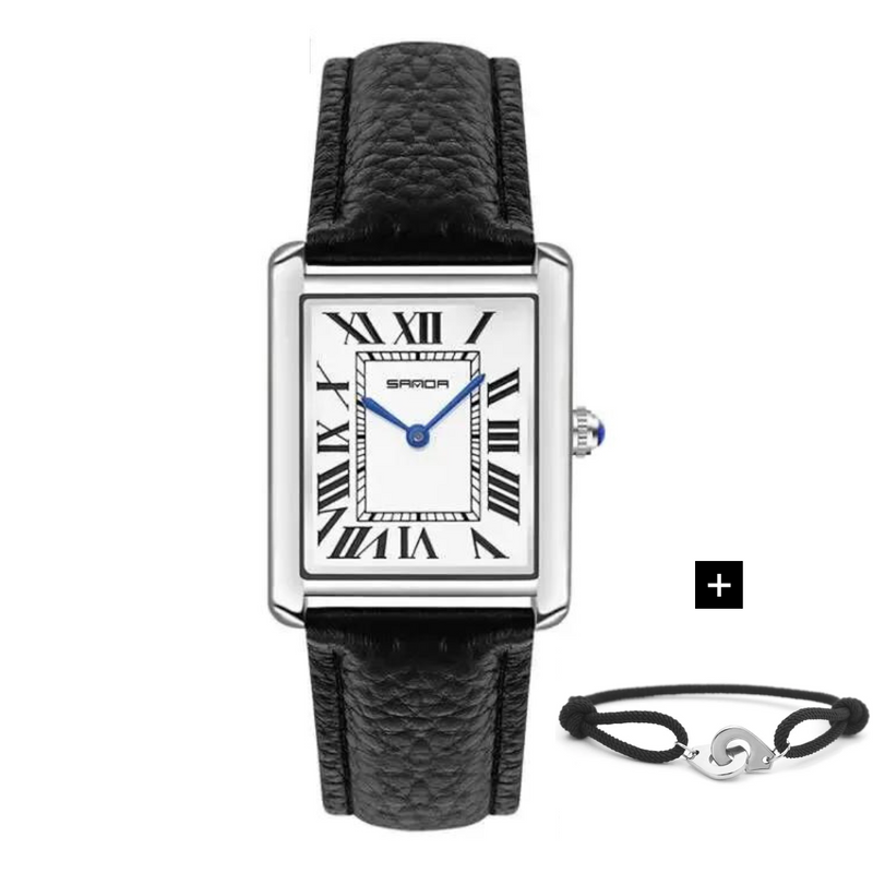 Relógio Refinelo Tank + Pulseira Marini grátis