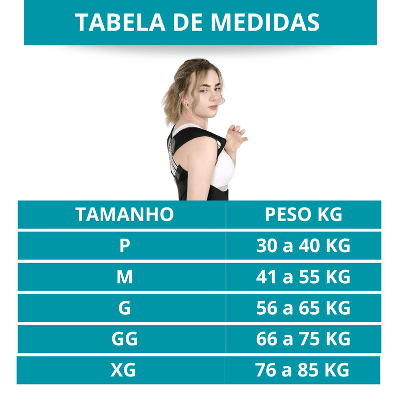 Novo PosturePro - Corretor Postural + BRINDE EXCLUSIVO