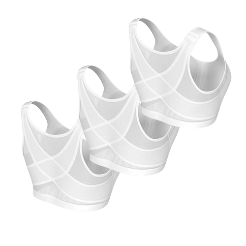 Kit 3 Sutiã MaxSupport com Abertura Frontal FemiFlex