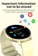 New Smart Watch Men Full Touch Screen Sport Fitness Watch IP67 Waterproof
