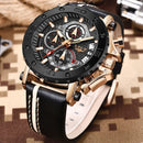 Mens Watches Top Brand Luxury Quartz Watch For Men Waterproof Sport Big