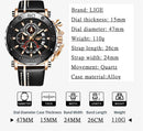Mens Watches Top Brand Luxury Quartz Watch For Men Waterproof Sport Big