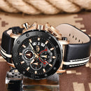 Mens Watches Top Brand Luxury Quartz Watch For Men Waterproof Sport Big