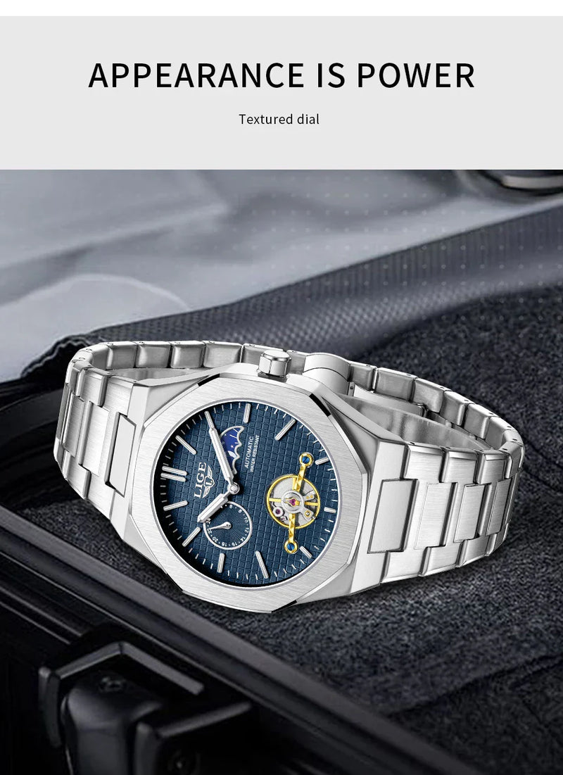 Mechanical Watches Men Fashion Luxury Automatic Mens Watch Waterproof Luminous