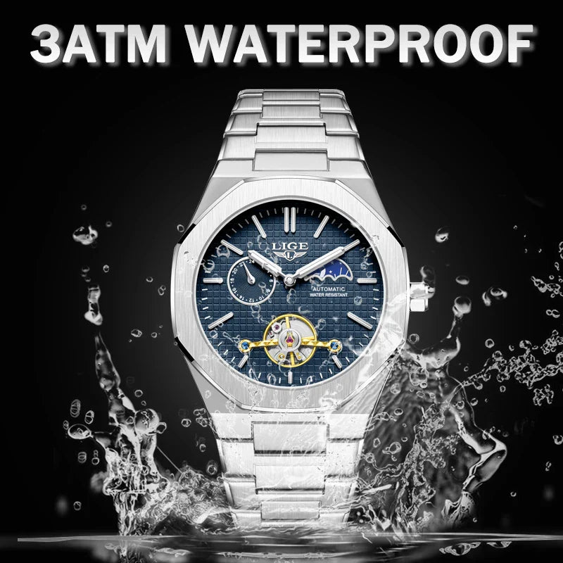 Mechanical Watches Men Fashion Luxury Automatic Mens Watch Waterproof Luminous