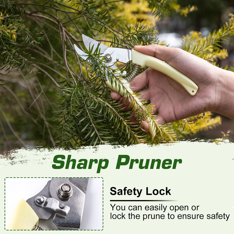 Gardening Tools Set Including Garden Shear Claw