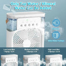 New 3 In 1 Fan AIr Conditioner Household Mini Air Cooler LED