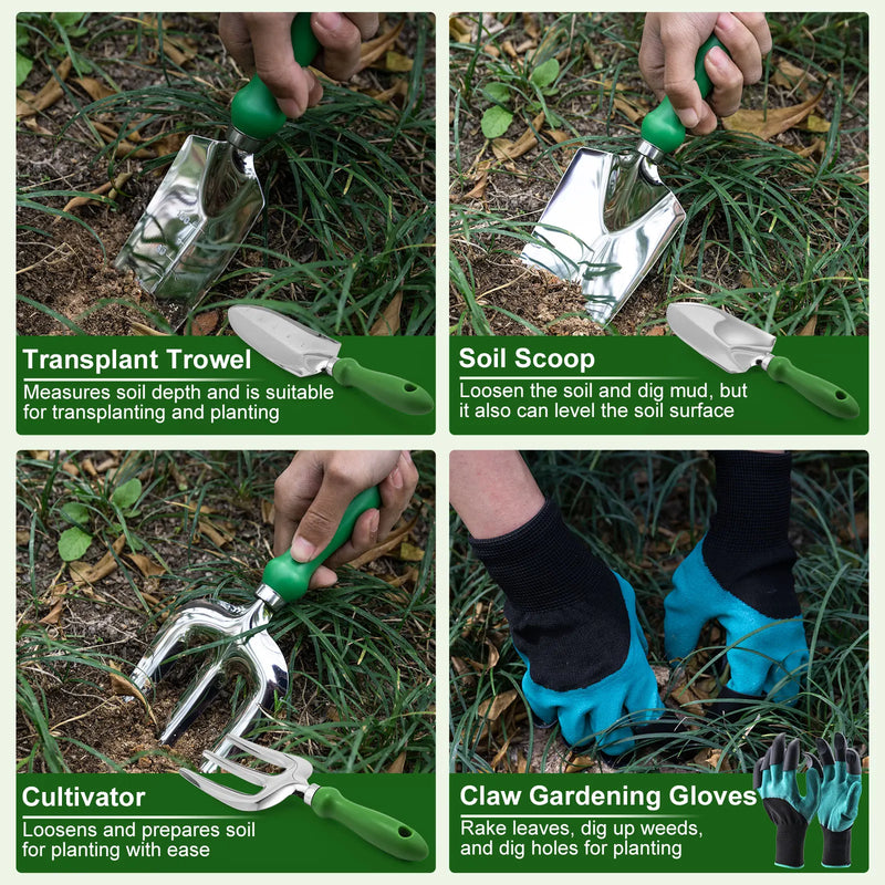 Gardening Tools Set Including Garden Shear Claw