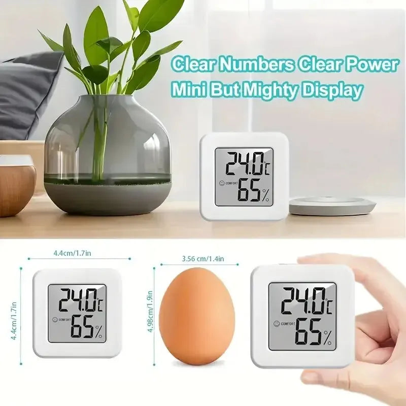 Indoor Mini Temperature and Humidity Meter Portable Electronic Digital Display