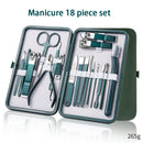 Ouriner 6-18Pcs Portable Manicure Sets Pedicure Kits Bright
