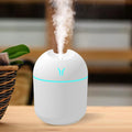 USB Mini Air Humidifier Aroma Essential Oil Diffuser For Home  with LED Color Lamp