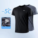 Men's Quick Dry Short Sleeve Gym Running  T-Shirt Training Exercise Gym