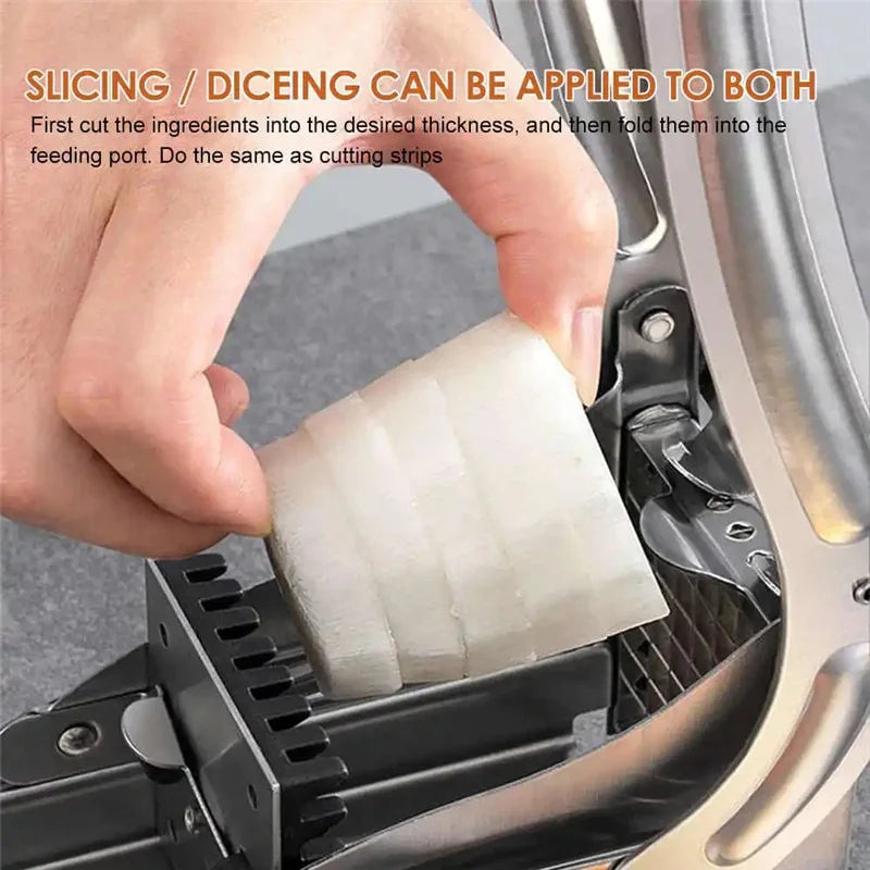 Kitchen tools are good helpers, potato slicer, manual french fry slicerr