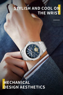 🎉Limited Offer Mechanical Watches Men Fashion Luxury Automatic Mens Watch Waterproof Luminous