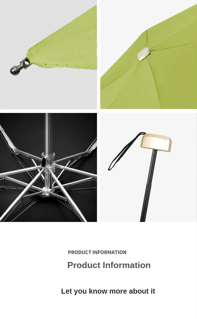 Mini Sun Umbrella Pocket Rain