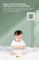 Indoor Mini Temperature and Humidity Meter Portable Electronic Digital Display