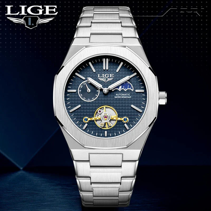 🎉Limited Offer Mechanical Watches Men Automatic Watch Waterproof