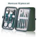 Ouriner 6-18Pcs Portable Manicure Sets Pedicure Kits Bright