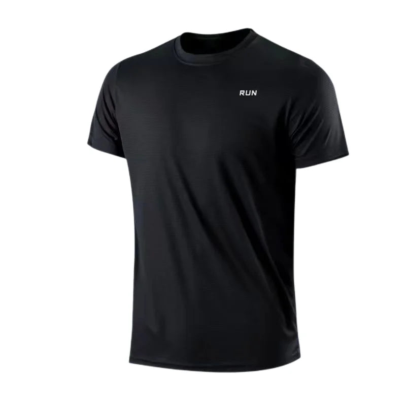Men's Quick Dry Short Sleeve Gym Running  T-Shirt Training Exercise Gym