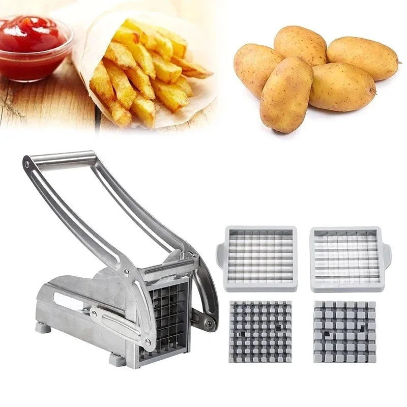 Kitchen tools are good helpers, potato slicer, manual french fry slicerr
