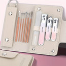 Ouriner 6-18Pcs Portable Manicure Sets Pedicure Kits Bright