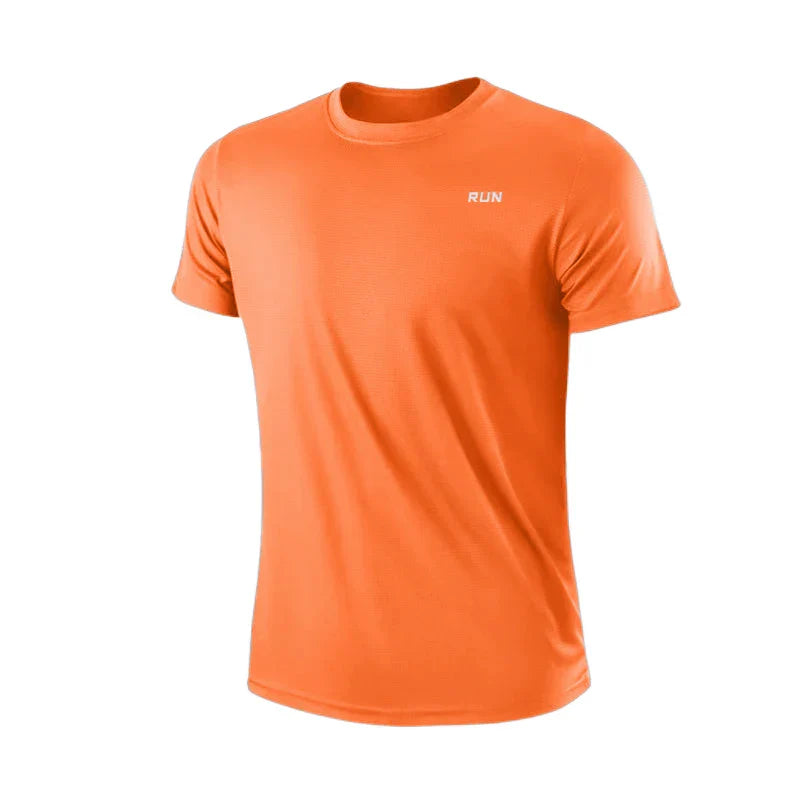 Men's Quick Dry Short Sleeve Gym Running  T-Shirt Training Exercise Gym