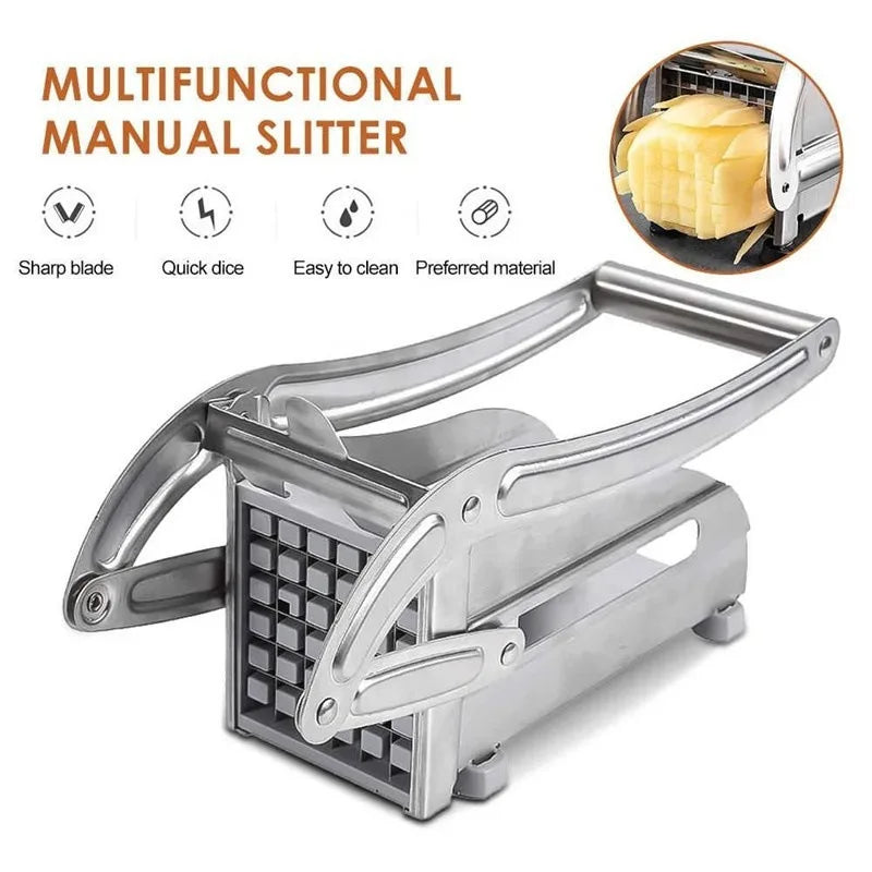 Kitchen tools are good helpers, potato slicer, manual french fry slicerr