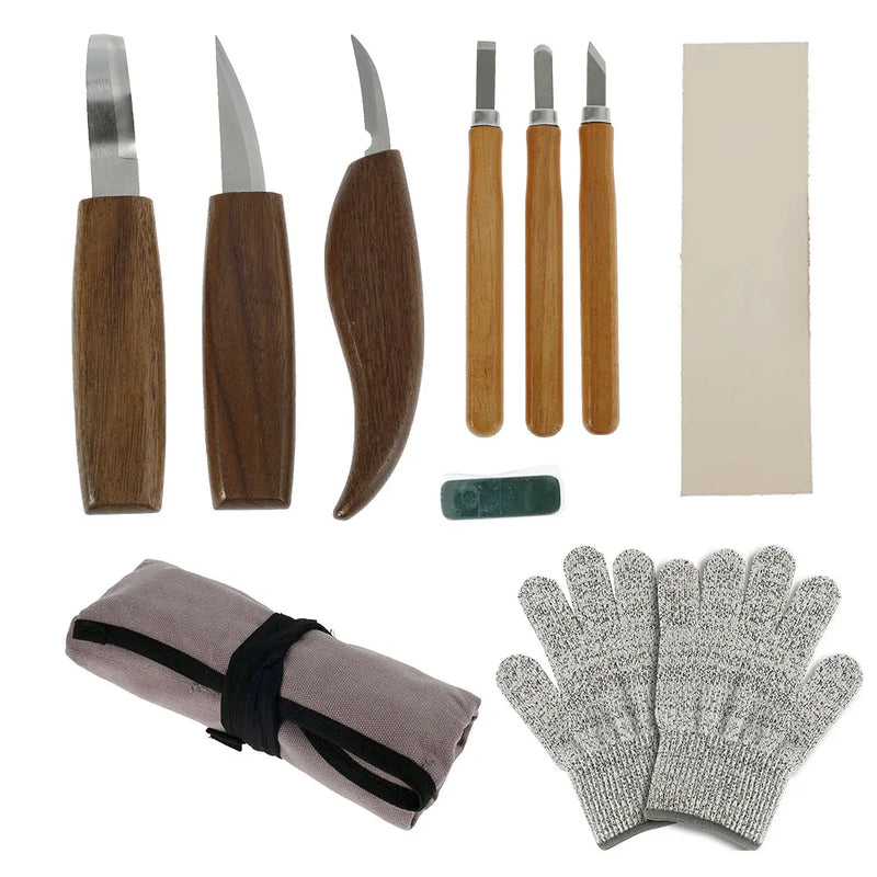 Wood Carving Tools Set with Detail Wood Carving Knife