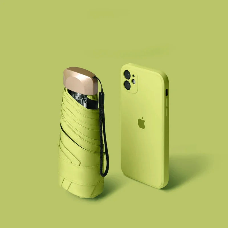 Mini Sun Umbrella Pocket Rain