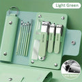 Ouriner 6-18Pcs Portable Manicure Sets Pedicure Kits Bright