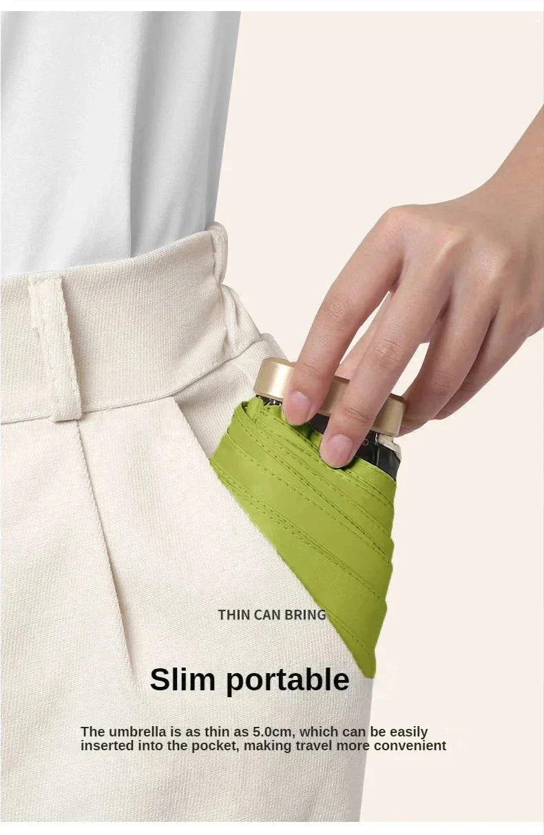 Mini Sun Umbrella Pocket Rain