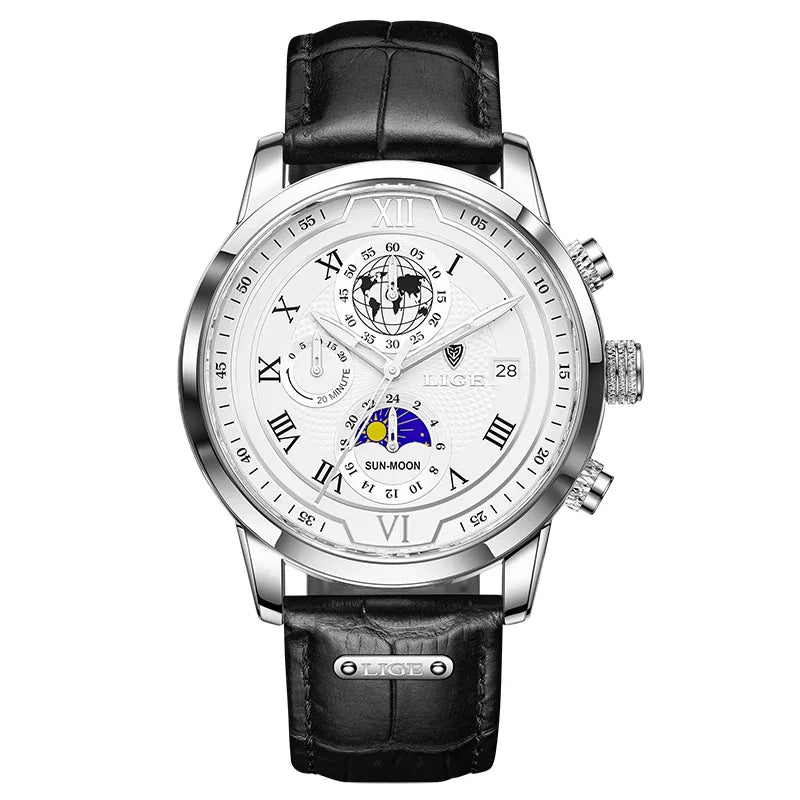 Men's Watches Waterproof Watch for Men Chronograph Fashion Quartz