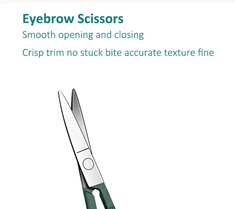 Ouriner 6-18Pcs Portable Manicure Sets Pedicure Kits Bright