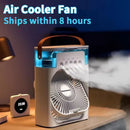 New 3 In 1 Fan AIr Conditioner Household Mini Air Cooler LED