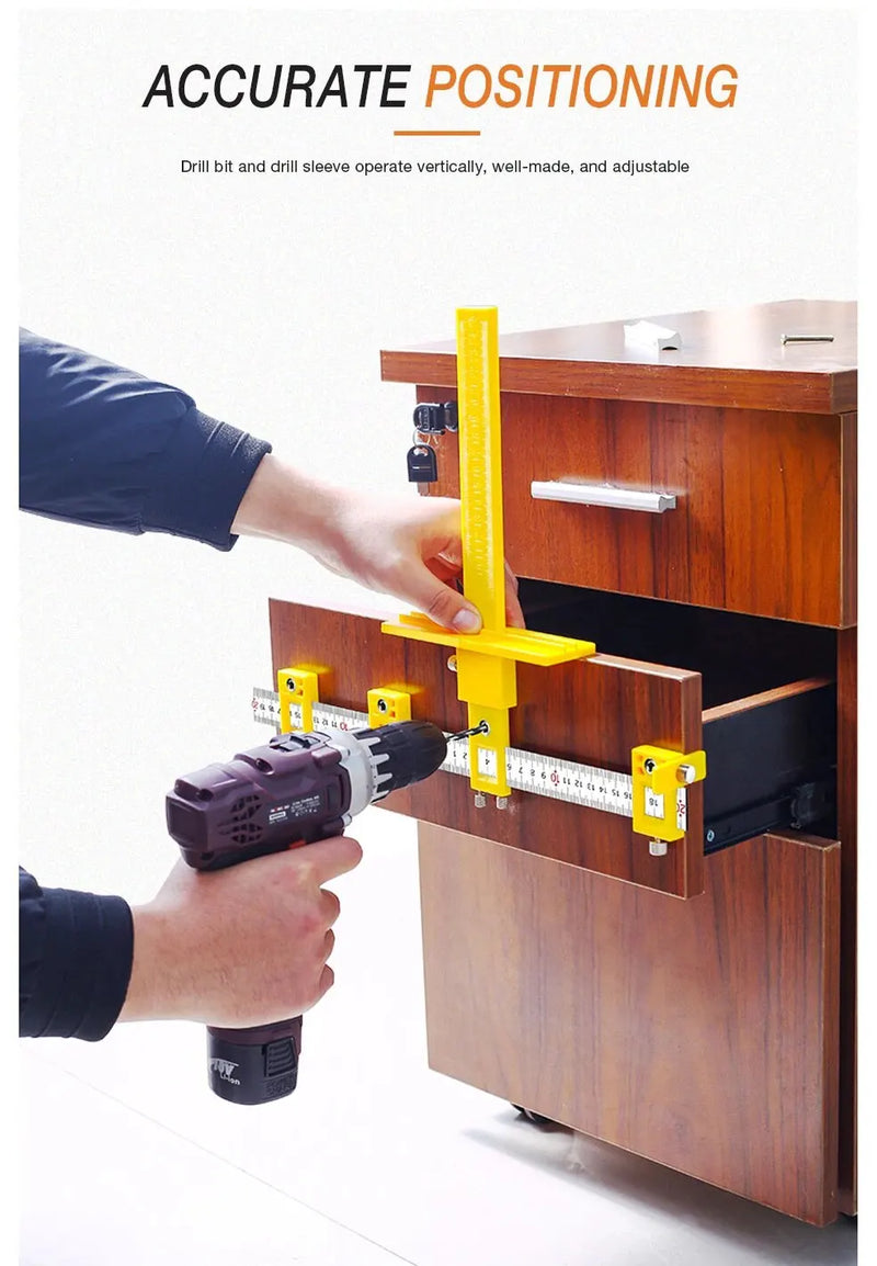 Woodworking Tools Drill Bit Hole Punch Jig Tool Center Guide