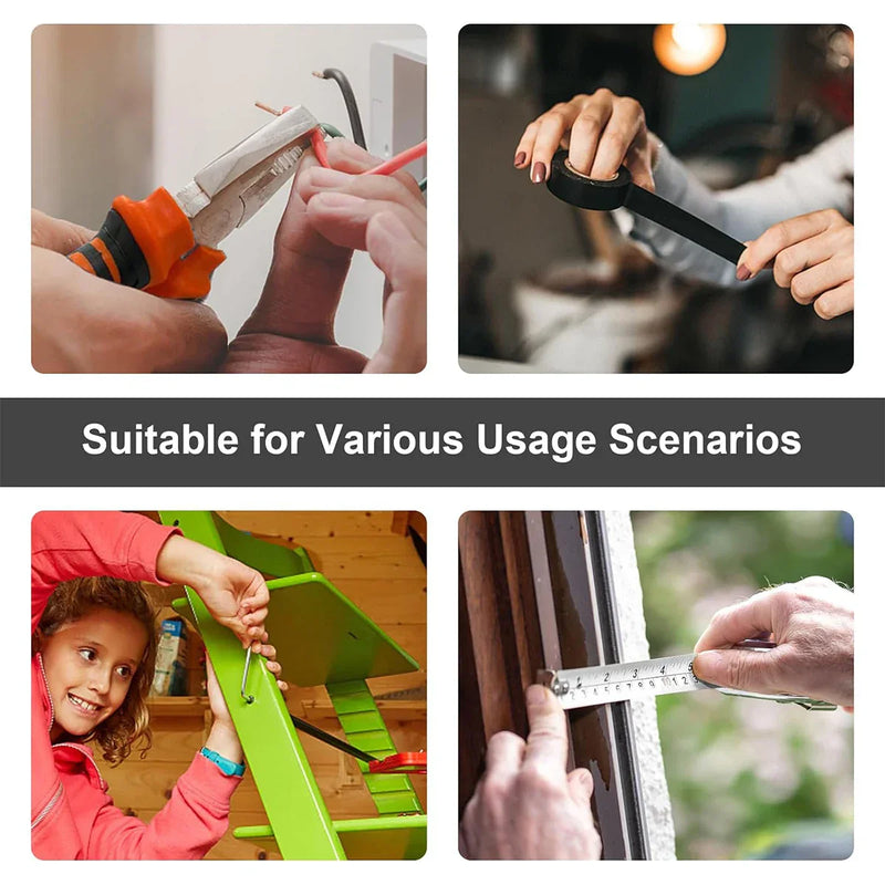 8/9/12/13Piece Tools Set General House hold Hand Tool Kit with Plastic Toolbox Storage Case