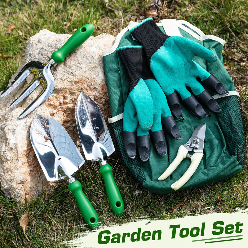 Gardening Tools Set Including Garden Shear Claw