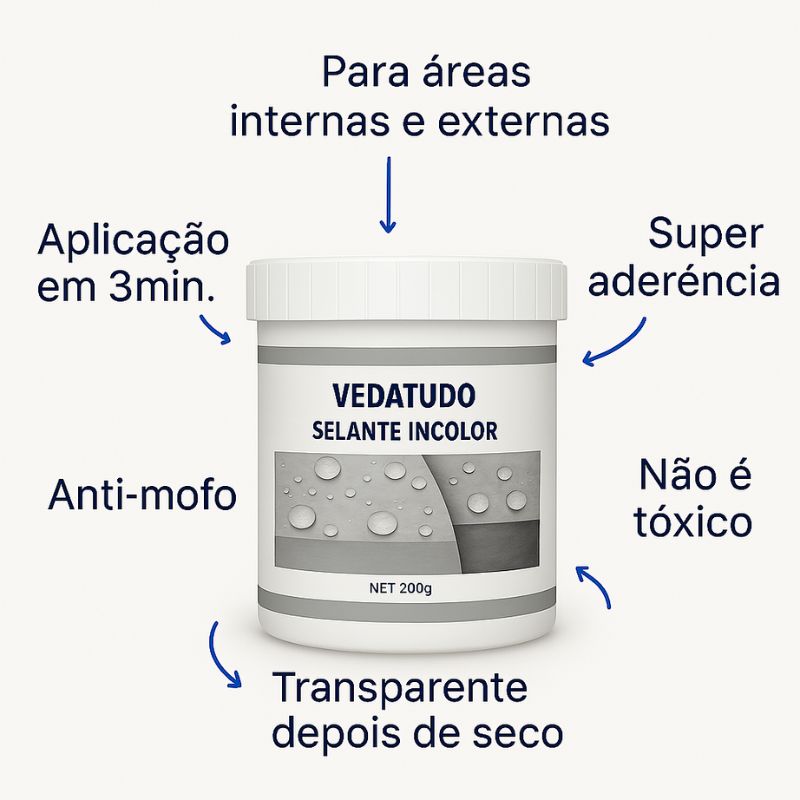 Selante VedaTudo - Original Contra Infiltrações