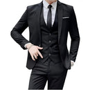 Terno Slim de Luxo Masculino - Calça, Blazer e Colete Completo - Envio imediato