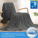 Summer Cooling Blanket / Instantly chill your nights, sleep dry and deep.