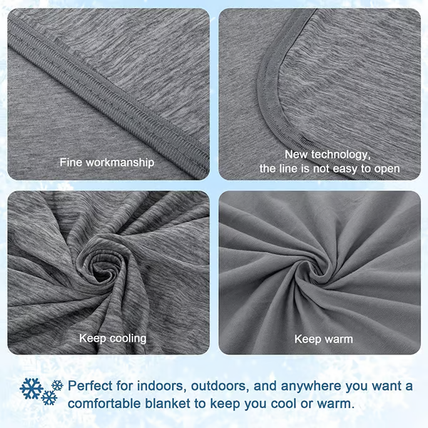 Summer Cooling Blanket / Instantly chill your nights, sleep dry and deep.