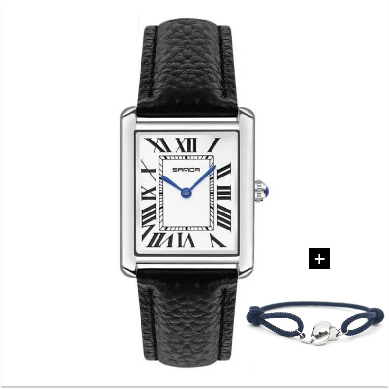 Relógio Refinelo Tank + Pulseira Marini grátis