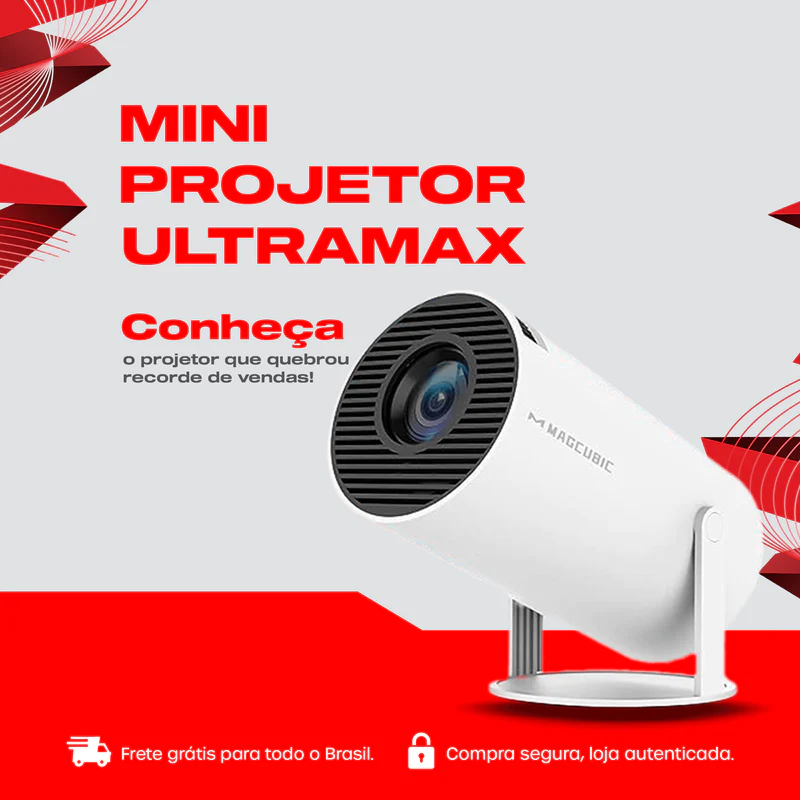 Mini Portátil 4K Ultra Maxim - Produto Original + Brinde Exclusivo